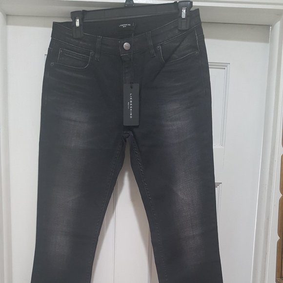 LIEBESKIND BERLIN BLACK WOMEN'S JEANS - Picture 3 of 5